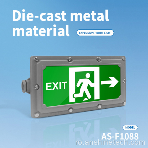 Lumină LED pentru ieșire de urgență IP 54 impermeabilă